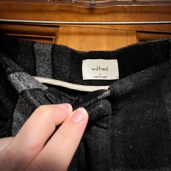 Wilfred plaid tapered trouser pants - Picture 5 of 5